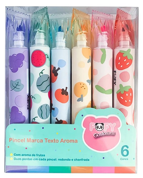 Pincel Marca Texto com Aroma - FF1009