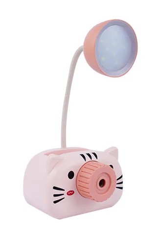 Apontador de Mesa e Luminária Cute (Rosa) - FF4048RS