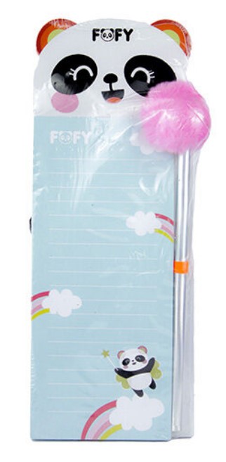 Kit Bloco de Anotações Panda - FF7039