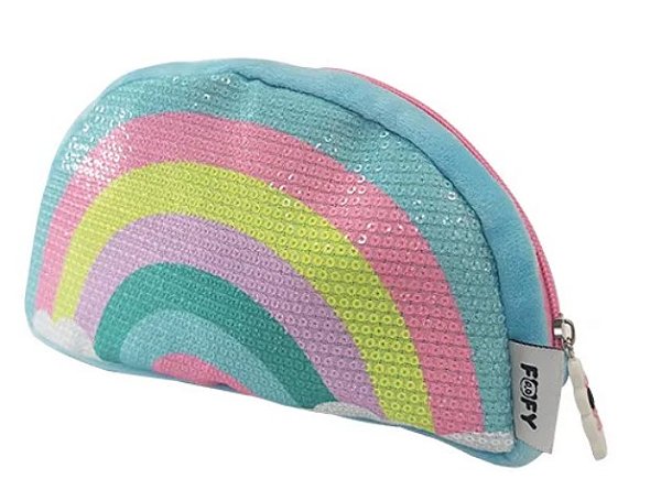 Estojo Escolar Arco-Íris - FF9007