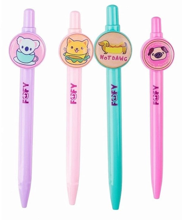 Jogo de Canetas Fofinhos - FF8020