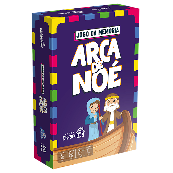 Jogo da Memória A Arca de Noe - Clube Discipular