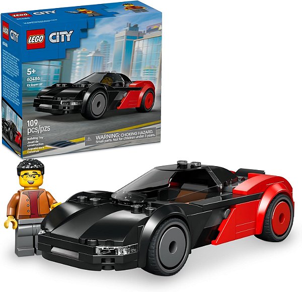 Lego City Supercarro Elétrico