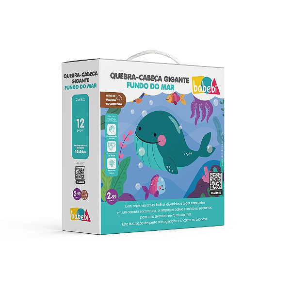 Quebra-cabeça Gigante Fundo do Mar