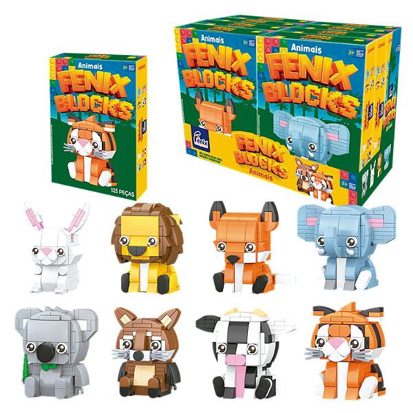 Fenix Blocks Animais - Sortido