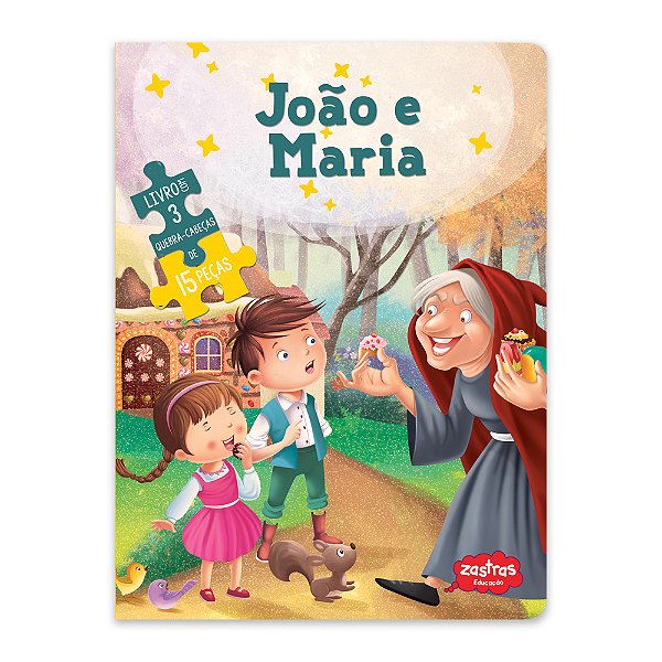 João e Maria - Livro com Quebra-Cabeça