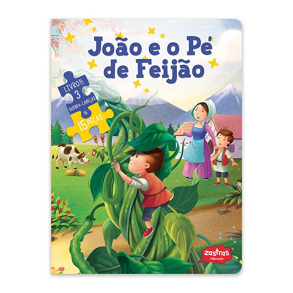 João e o Pé de Feijão - Livro com Quebra-Cabeça