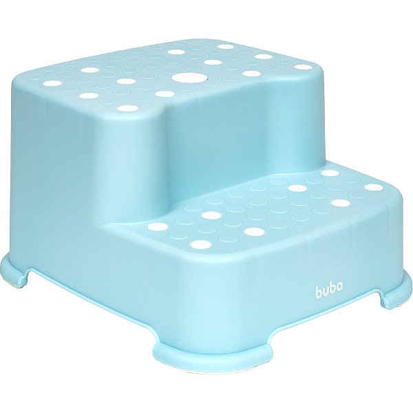 Degrau Duplo Antiderrapante Azul