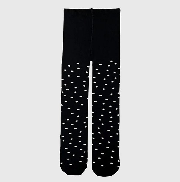 Meia-Calça KidSplash! Dots Preta