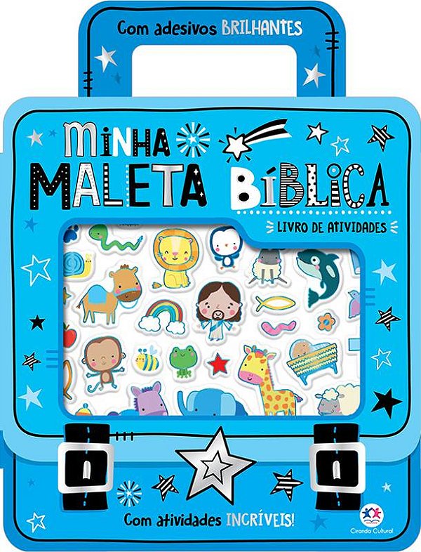 Minha Maleta Biblica - Com Adesivos Brilhantes e Atividades Incriveis