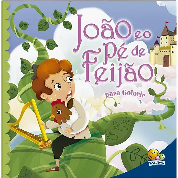 Contos Clássicos para Colorir: João e o Pé de Feijão
