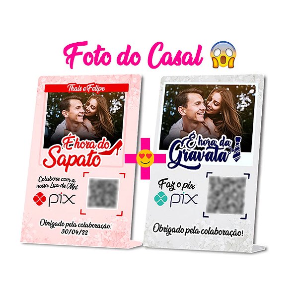 2 Display Casamento Gravata e Sapato Personalizado