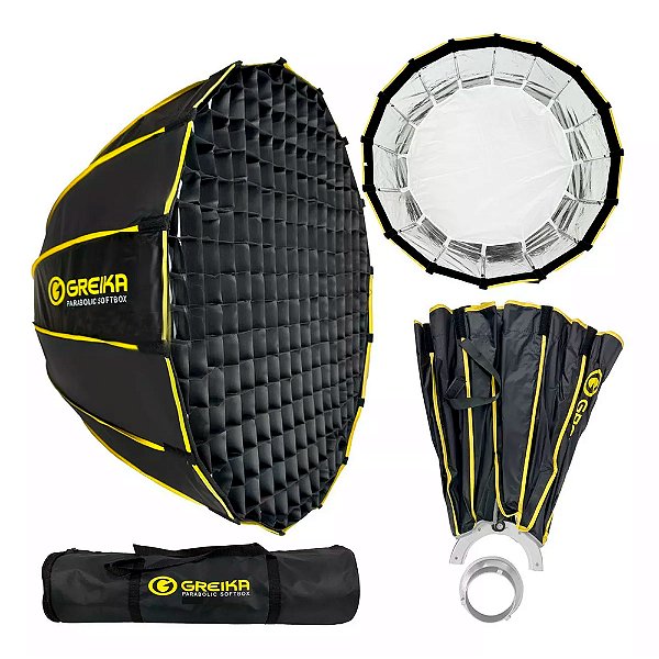 Softbox GSL 60cm Octabox Greika Encaixe Bowens Grid com Bag