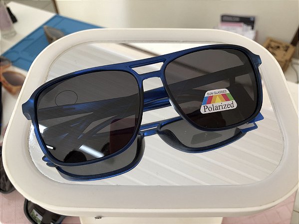 SOLAR  masculino azul POLARIZADO