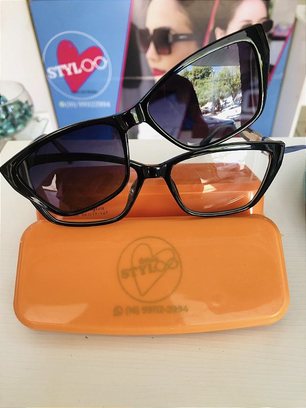 CLIPPON 2 em 1 acetato preto