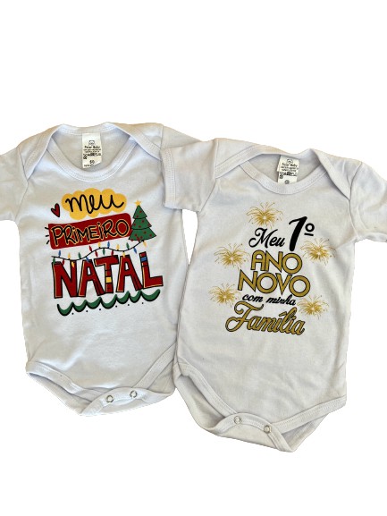 Body de Natal - Meu Primeiro Natal - Planeta Pedroca Body de Natal - Meu Primeiro Natal - Planeta Pedroca