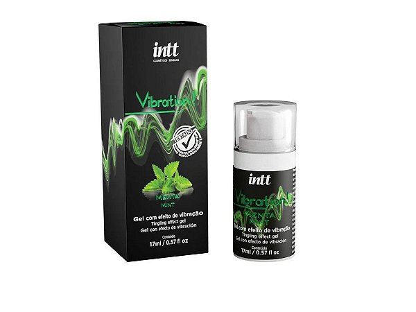 GEL LUBRIFICANTE INTIMO FEMININO VIBRATION INTT MENTA