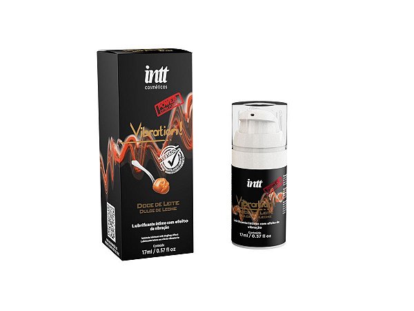 GEL LUBRIFICANTE INTIMO VIBRATION INTT DOCE DE LEITE 17ML