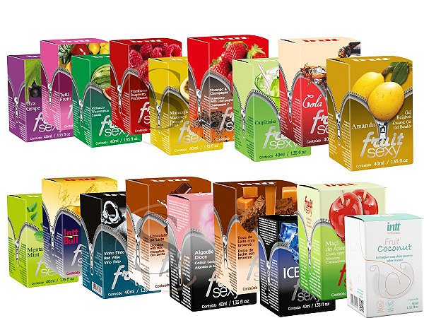 GEL CORPORAL BEIJAVEL PARA MASSAGEM FRUIT SEXY INTT 40G