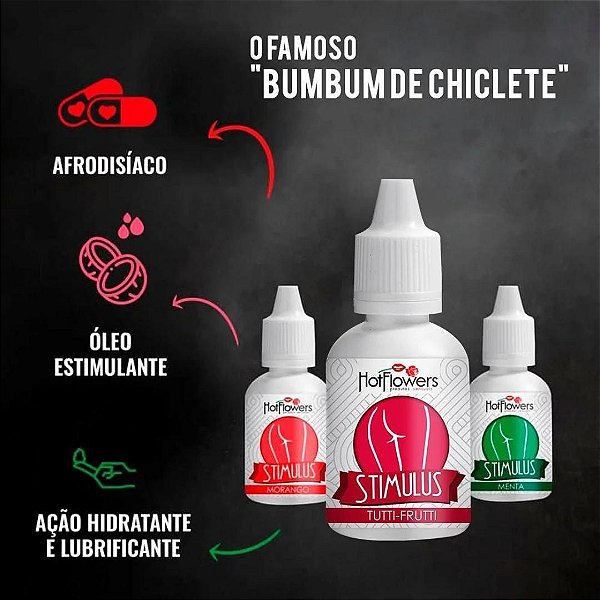 OLEO LUBRIFICANTE INTIMO STIMULUS 15ML HOT FLOWERS