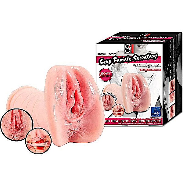 Masturbador Masculino Vagina E Ânus CyberSkin Realista