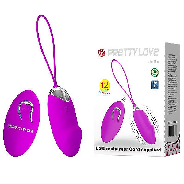 VIBRADOR FEMININO BULLET PRETTY LOVE JULIA COM CONTROLE