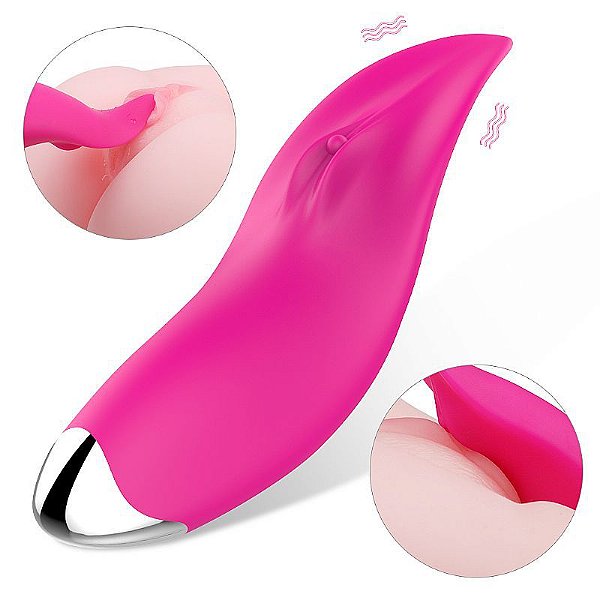 VIBRADOR FEMININO DE CLITÓRIS KISSME S-HANDE ROXO