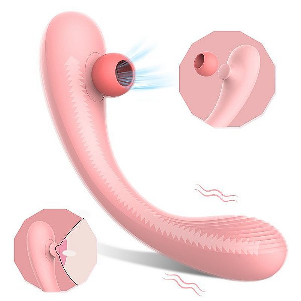 SUGADOR DE CLITORIS COM VIBRADOR FEMININO PONTO G MERMAIDS DREAM