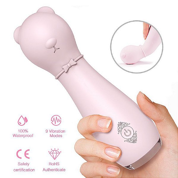 MASSAGEADOR VIBRADOR FEMININO RECARREGAVEL S-HANDE BONNIE