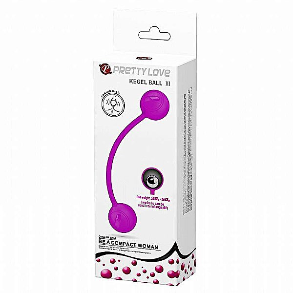 POMPOARISMO BOLINHA TAILANDESA SILICONE KEGEL BALL PRETTY LOVE
