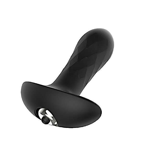 Plug anal de silicone com vibrador S-hande Diamond