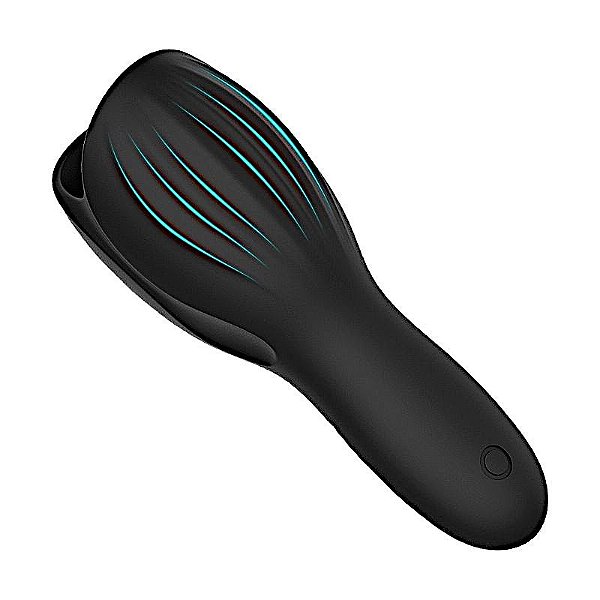 Masturbador Masculino Elétrico Vibrador para Glande WoodBlock S-Hande