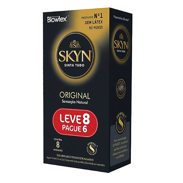 Preservativo Camisinha Blowtex Skin Original sem latex