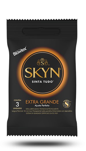 Preservativo Camisinha Blowtex Skin Extra grande Sem latex