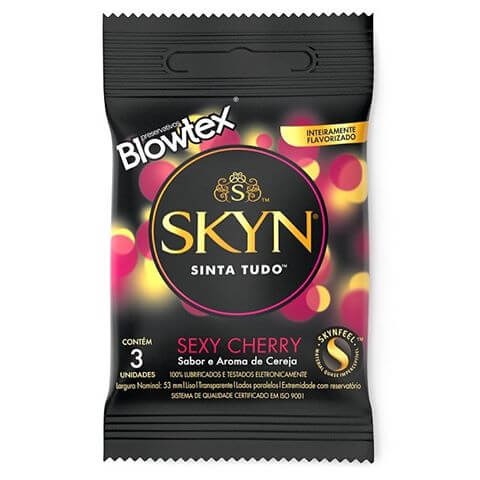Preservativo Camisinha Blowtex Skin cherry Cereja