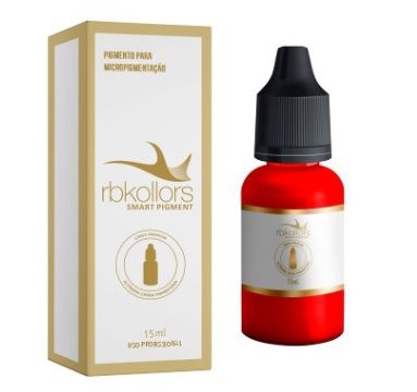 PIGMENTO ORGÂNICO – VERMELHO INSANO (LINHA PREMIUM) – 15 ML – RB KOLLORS