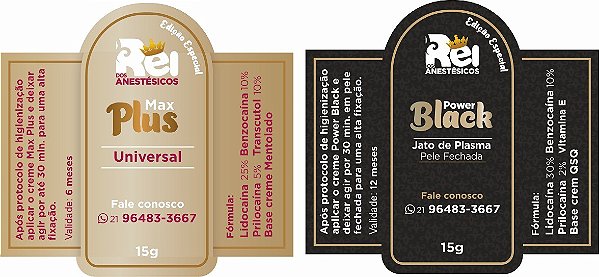 2 cremes Pele Fechada e Pele Aberta 15 gr cada " PRÉ VENDA"