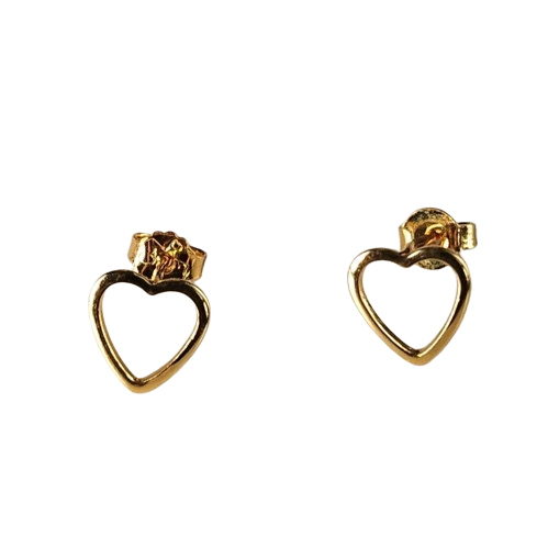 BRINCO DE CORAÇÃO VAZADO G - CORAÇÃO LISO