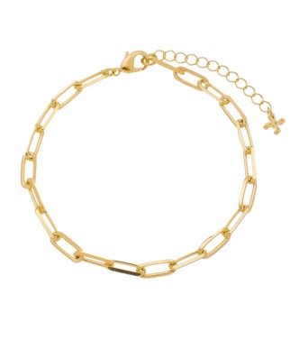 PULSEIRA CORRENTE ACHATADA SEMIJOIA ANTIALÉRGICA COM BANHO DE OURO 18K