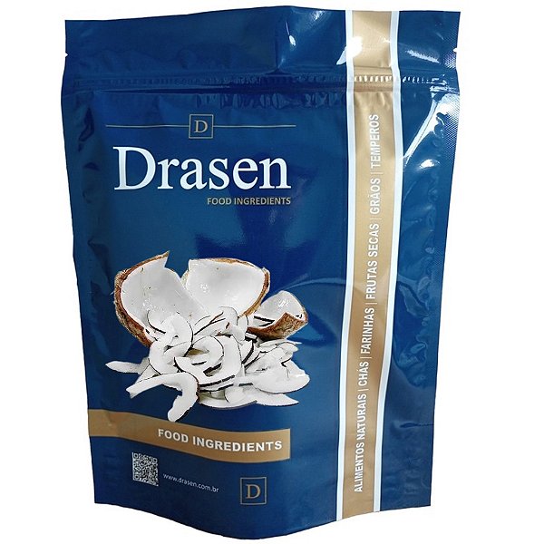 Chips De Coco Com Borda Tostado Sem Açúcar - Drasen Food