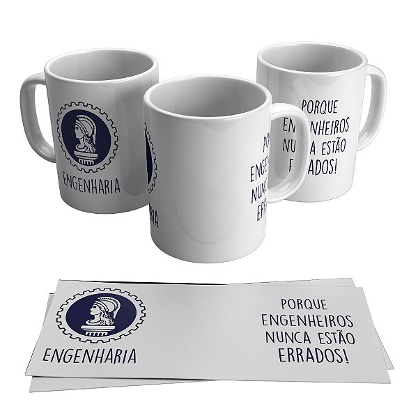 Caneca Personalizada  Engenharia