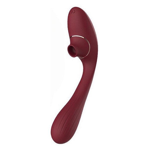 Sugador Recarregável Dina Red - Sucção e Vibração do Ponto G