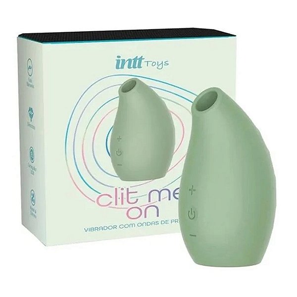 Clit Me On Estimulador de Clitóris Verde 3 Modos de Pulsação - Recarregável