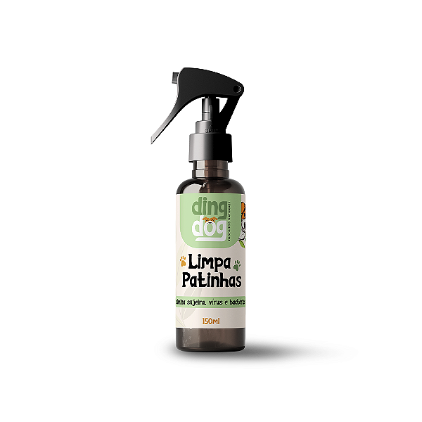 Limpa Patinhas Natural Para Cães Ding Dog - 150mL