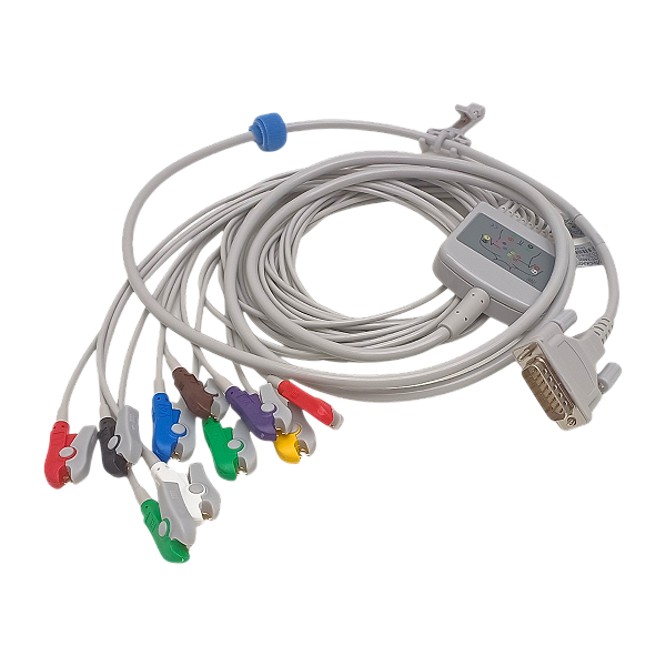 Cabo ECG 10 Vias Garras
