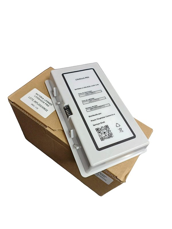Bateria para Desfribilador Lifeshock compativel com Lifemed