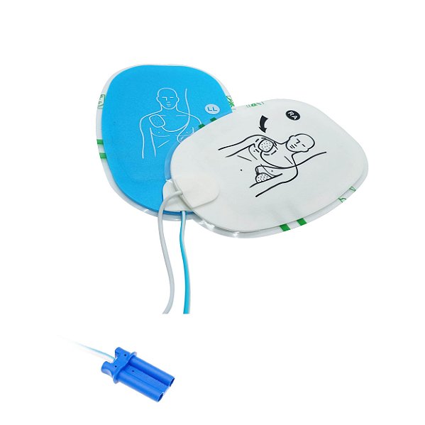 Pás Desfibrilador Eletrodo Multifuncional Para Schiller