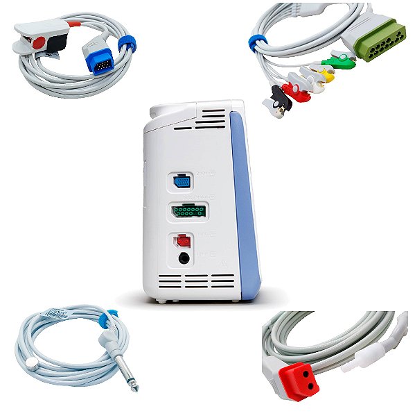 Kit Monitorização Completo Compatível Com Nihon Kohden