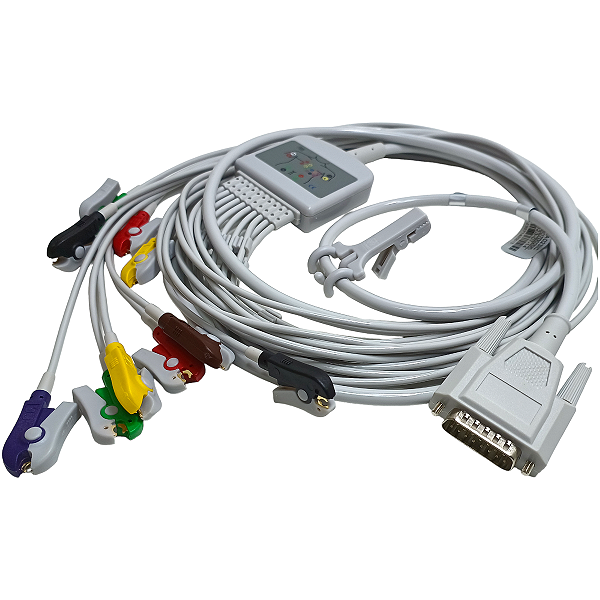 CABO ECG 10 VIAS COMPATÍVEL COM NIHON KOHDEN