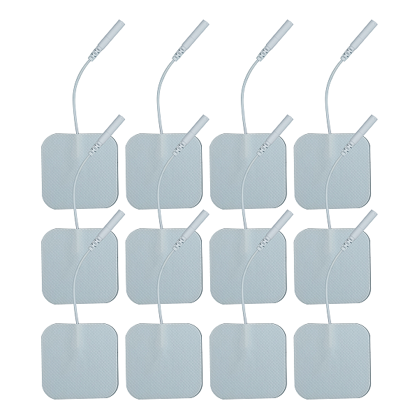 Adesivo Eletrodo - 5x5 - Kit Com 12 Unidades
